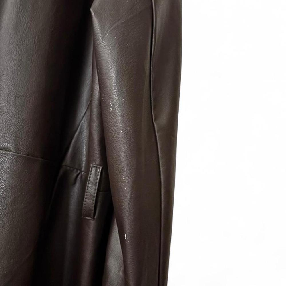 Neutral Zone Missy Dark Brown Leather Jacket - Picture 6 of 7